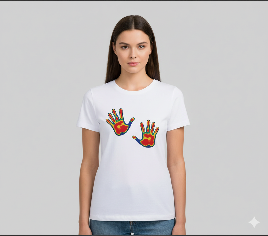 Heatmap Handprint Graphic T-Shirt