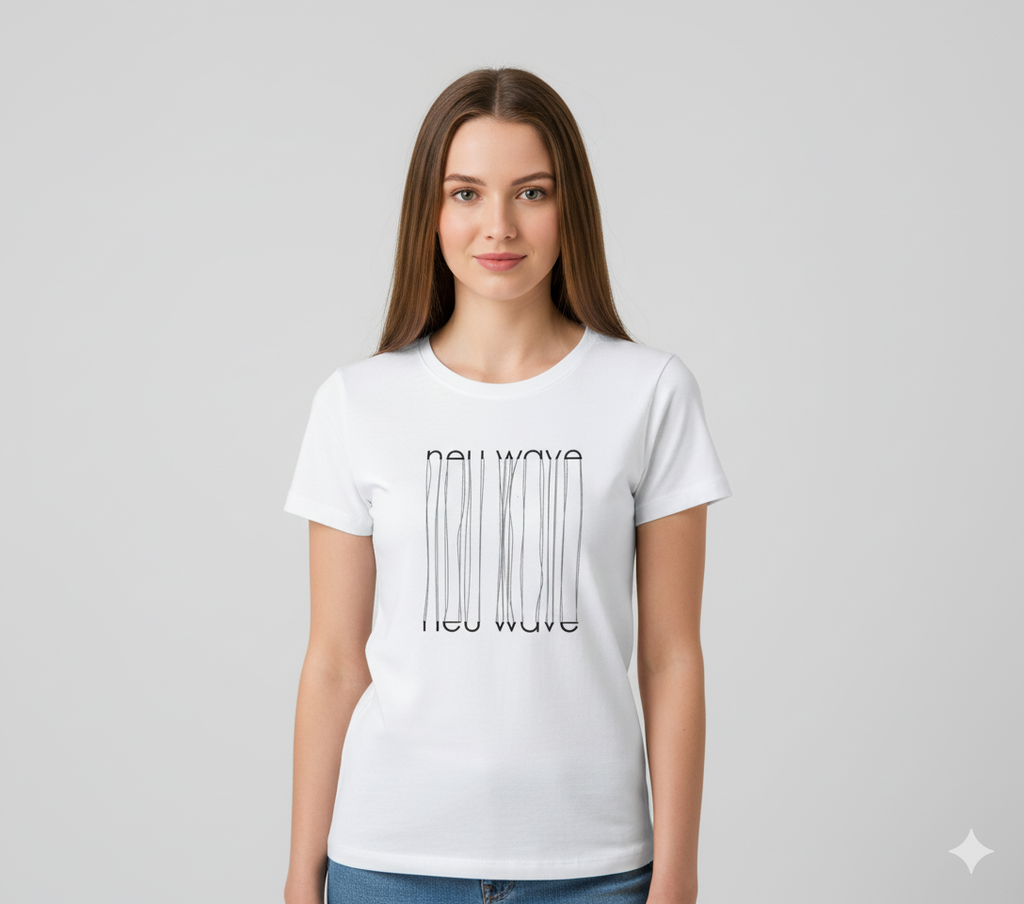New Wave Minimal Graphic T-Shirt