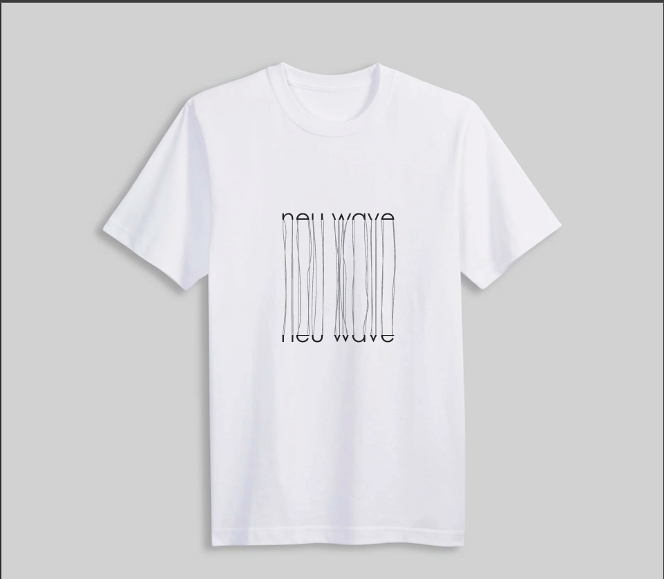 New Wave Minimal Graphic T-Shirt